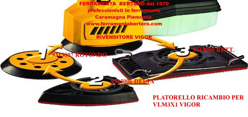 PLATORELLO RICAMBIO PER LEVIGATRICE VOGOR VLM3X1